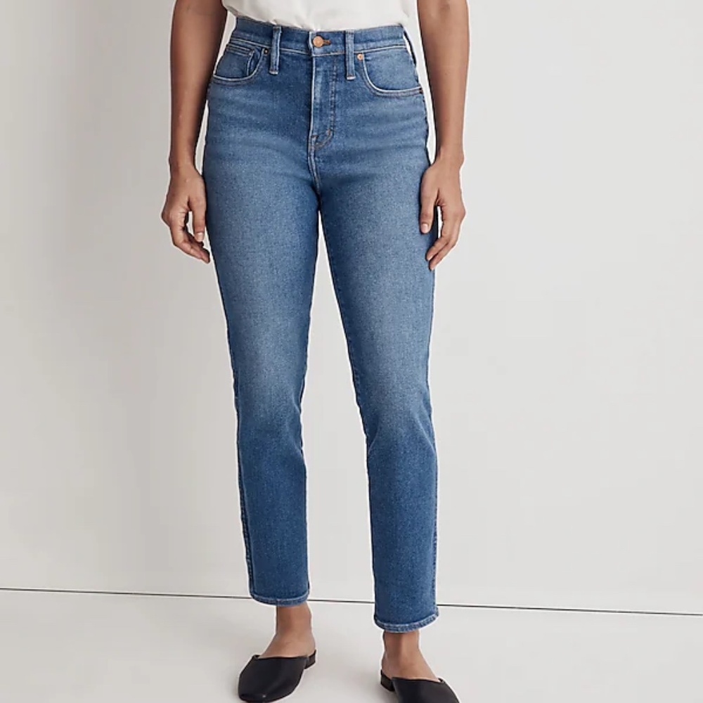 MADEWELL Stovepipe Jeans Size 25 Medium Wash - Picture 4 of 14